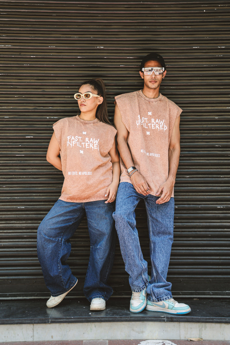 Fast Raw Unfiltered Beige Tank
