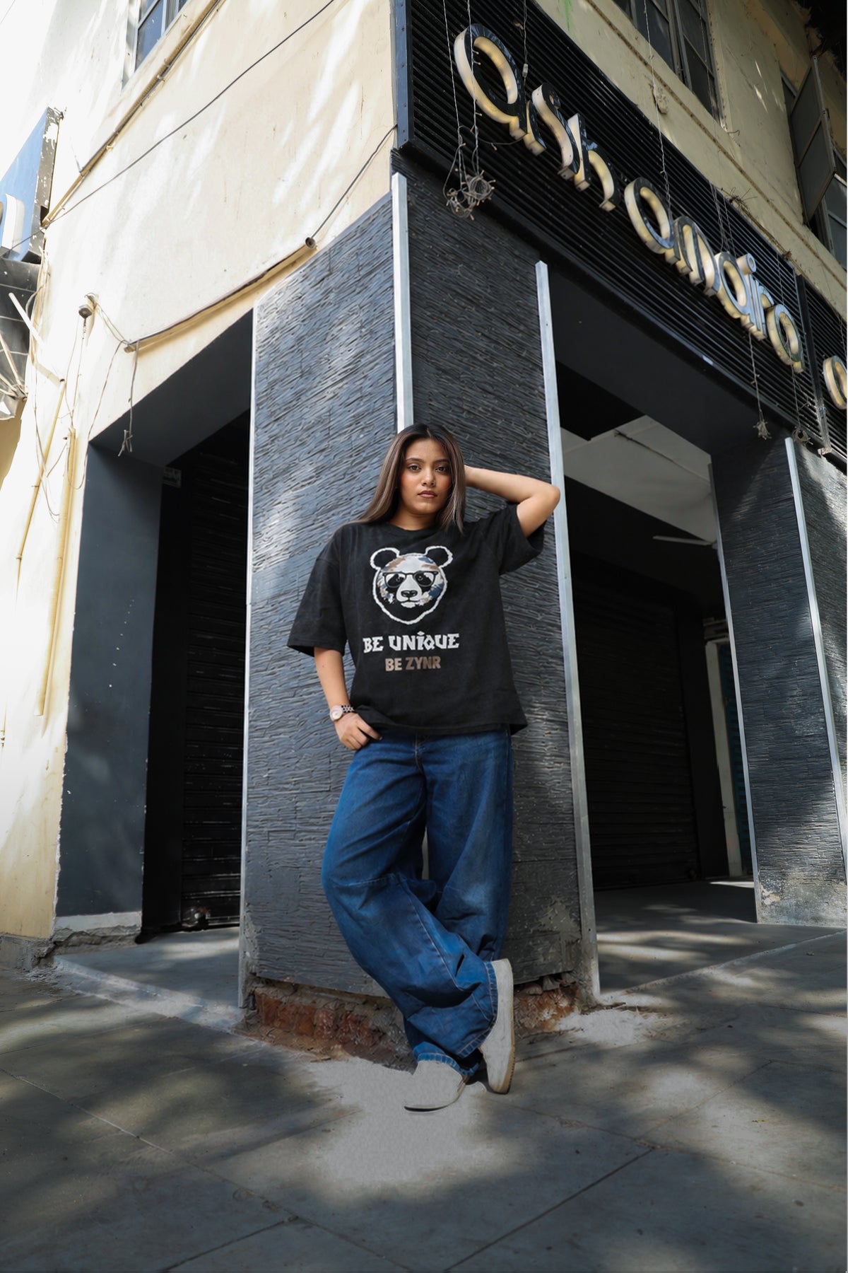 ZYNR GEEK PANDA OVERSIZE T-SHIRT
