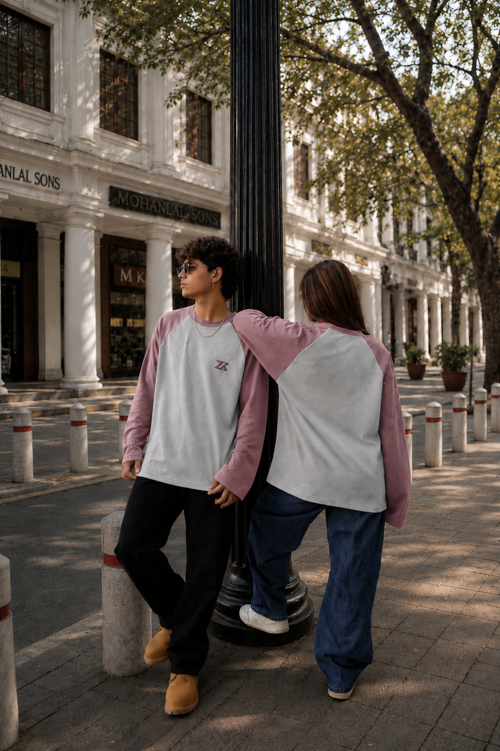 ASH LAVENDER WAFFLE TEE