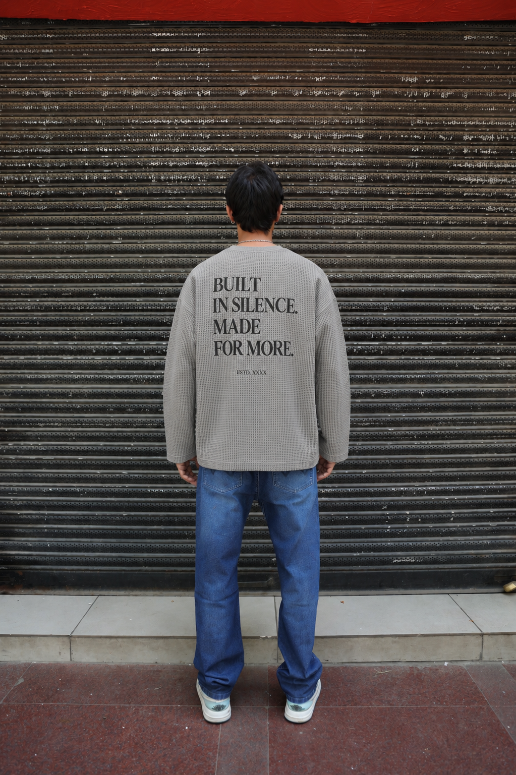 BUILT IN SILENCE WAFFLE TEE